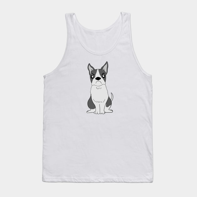 Angry boston terrier Tank Top by ballooonfish